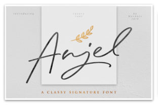 Anjel: The Luxury Signature Font That Elevates Real-World Design