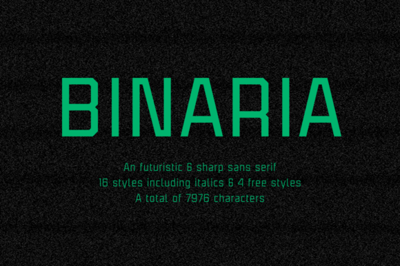 Binaria Family: A Futuristic Sans Serif Built for Impact—Not Just Looks