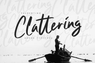 Clattering: The Handmade Brush Font That Adds Bold, Confident Energy to Real Projects