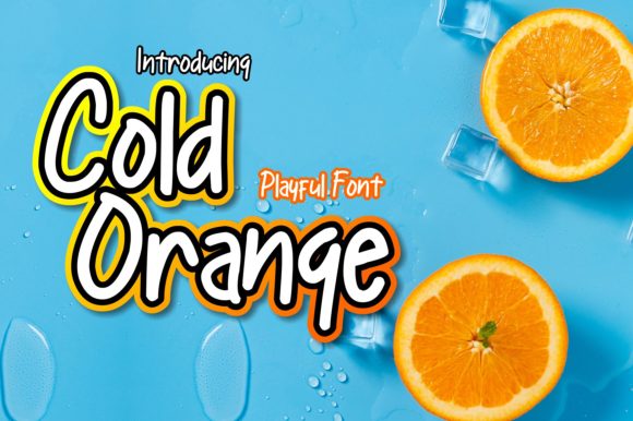 Cold Orange: A Playful Display Font with Purpose