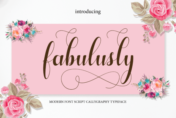 Fabulusly: A Joyful Calligraphy Font for Modern Design