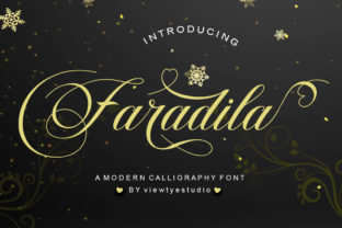Faradila: A Sweet Handwritten Font That Brings Romance and Personality to Your Designs