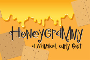 Honeygrammy: A Playful, Curl-Filled Sans Serif