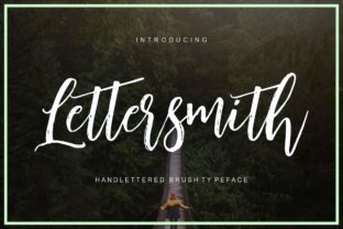 Lettersmith: A Handwritten Font That Adds Warmth and Authenticity to Your Designs