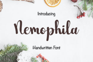 Nemophila: A Script Font with Refined Presence and Purposeful Personality