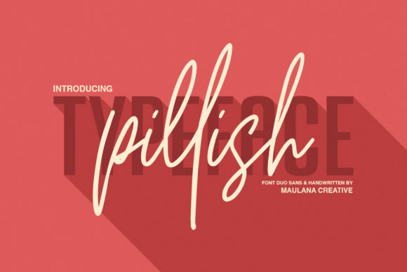Pillish Duo: A Playful Sans + Elegant Script