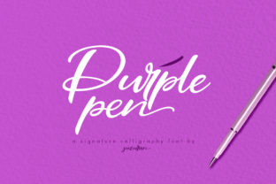 Purple Pen: A Script Font That Fits Real Creative Workflows