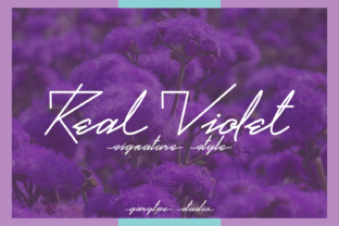 Real Violet: Elegant Handwritten Font