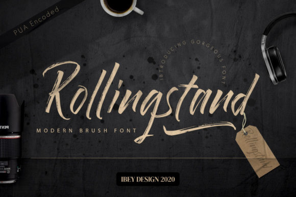 Rollingstand: The Handwritten Font That Moves With Your Creative Momentum
