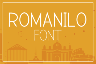 Romanilo: A Sans Serif Font That Looks Gorgeous and Feels Incredibly Modern and Light