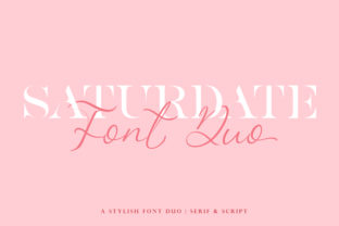 Saturdate Duo: A Classy, Readable Font Pair for Real-World Design Needs