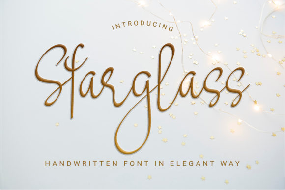 Starglass: A Sweet, Soft Script for Meaningful Design