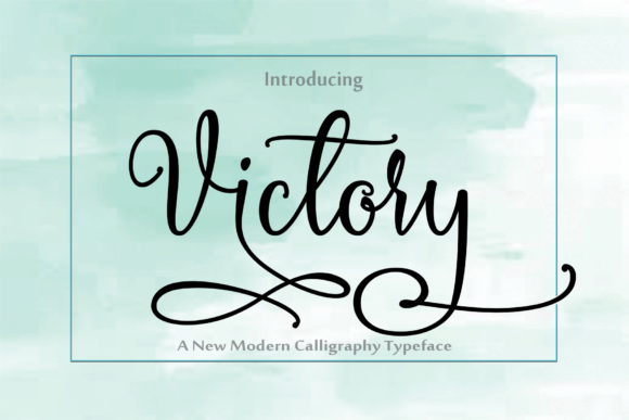 Victory: A Handwritten Font with Real Character