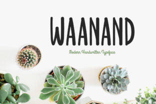 Waanand: A Fresh Handwritten Font for Real Projects