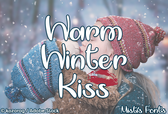 Warm Winter Kiss: Handlettering Charm for Everyday Creativity